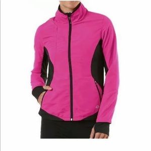 Roadrunner pink running jacket, Size small.